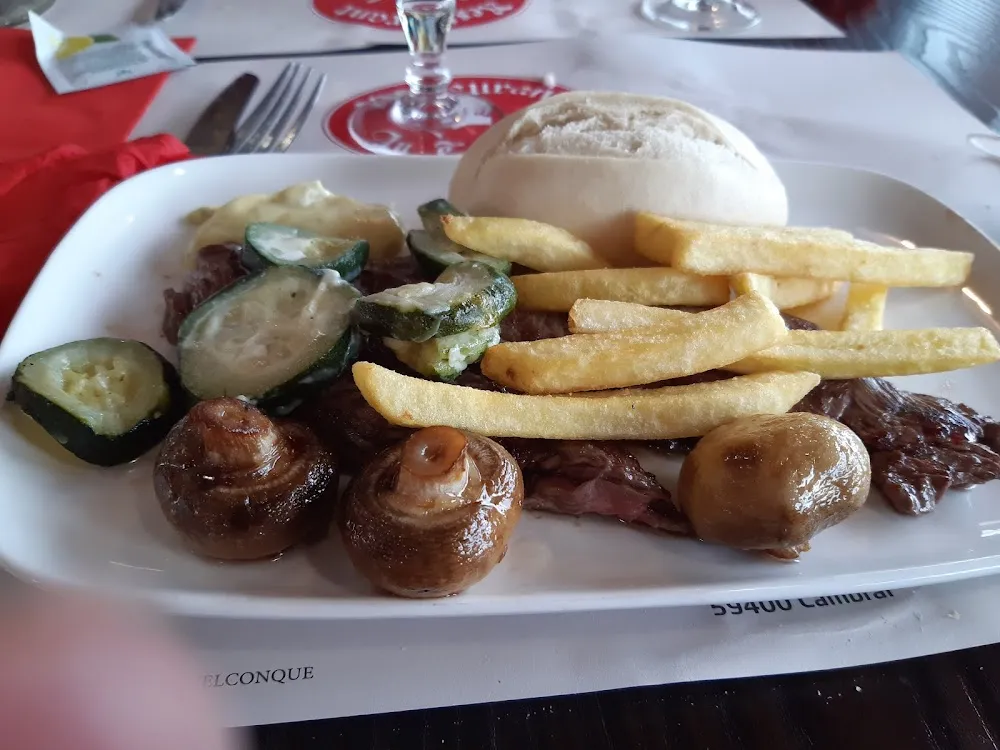 Bavette Champignons Et Quelques Frites